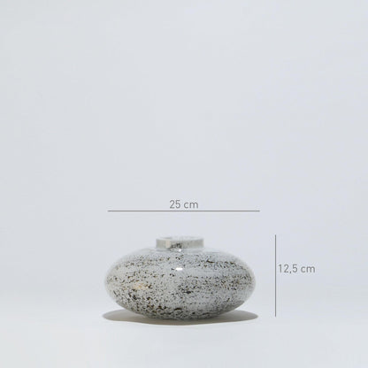 Jarra Oval WHITE VULKANIC